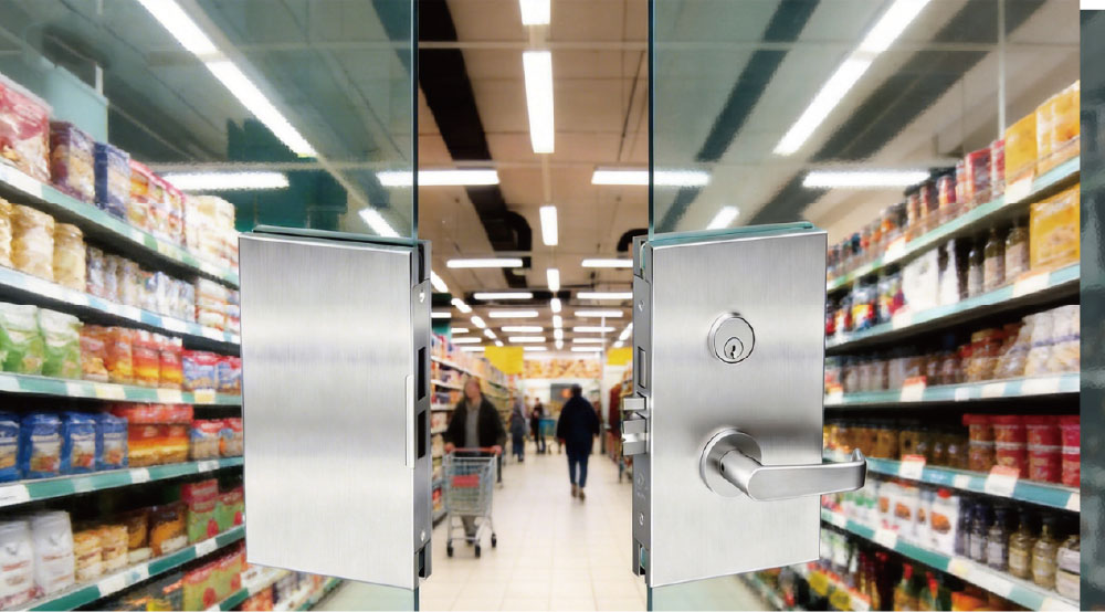 Glass Fitting & lock