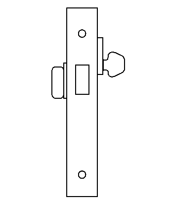 DG29 mortise lock function diagram