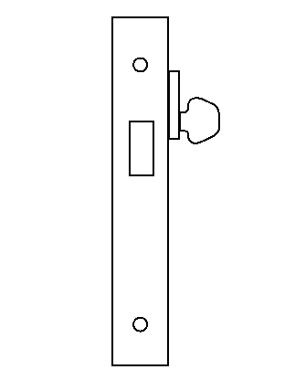 DD18 mortise lock function diagram