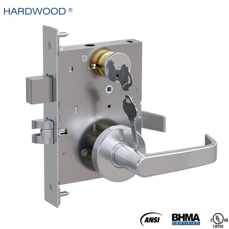 DD13 mortise lock - Dormitory or Exit Lock