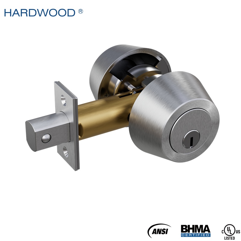 C11 Dead Bolt with T21 Double Cylinder Trim &ndash; Jail and Detention Lock