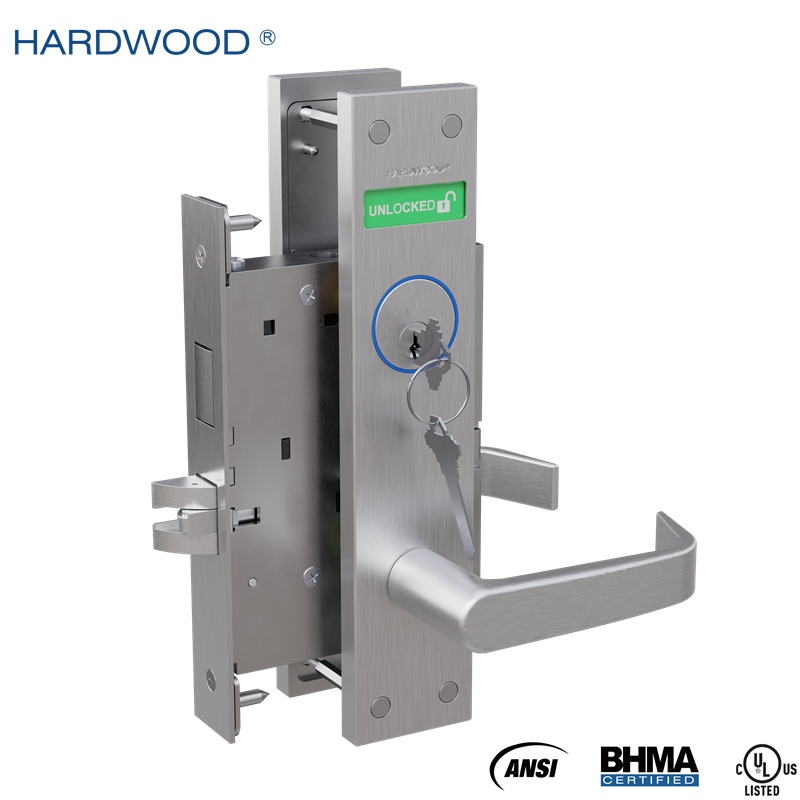 M30 Escutcheon Indicator Lock &ndash; Dormitory or Exit Lock