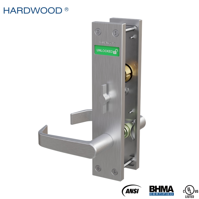 M30 Escutcheon Indicator Lock &ndash; Dormitory or Exit Lock
